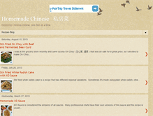 Tablet Screenshot of homemadechinese.com